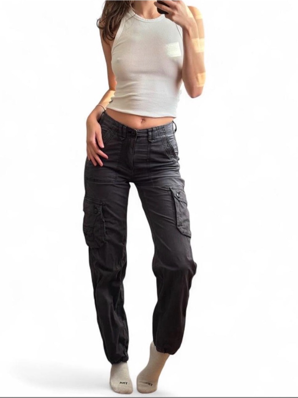 American Eagle | Black Cargo Pants